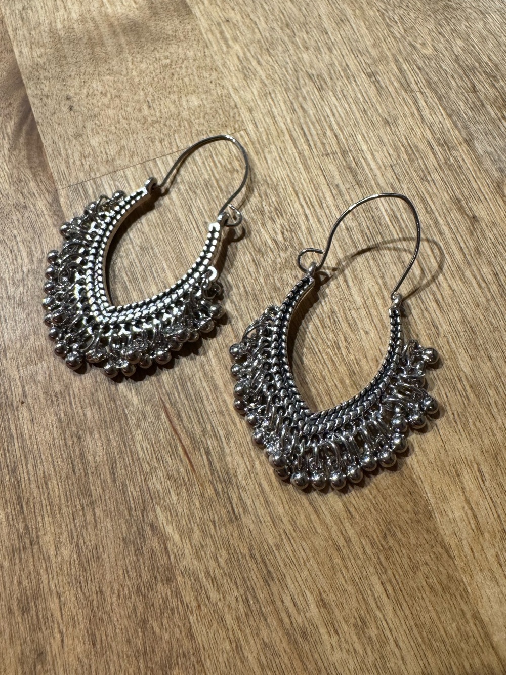 NWT Silver Boho Dangle Earrings